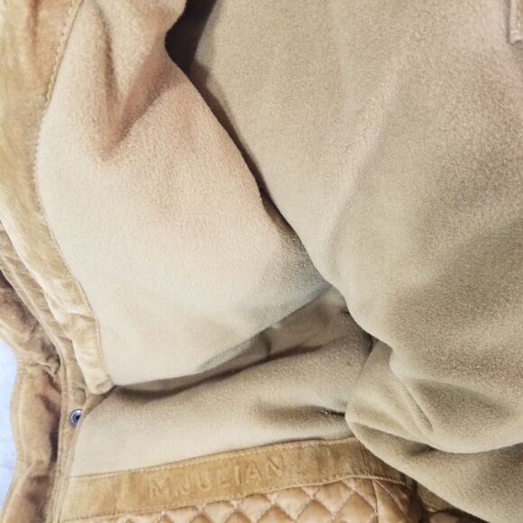 Wilsons Leather M Julian Suede Parka Coat Mens Small Brown Heavy Winter - Picture 14 of 16